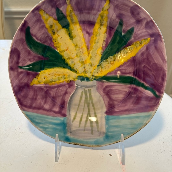Vietri salad/luncheon plates - one of the treasured Sara’s Flowers versions. - Picture 3 of 7